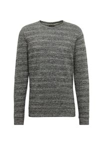 Jack & Jones JACK & JONES, Herren Pullover 'LIAM BLU', Schwarz / Weiß