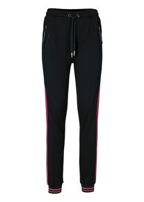 Heine, Damen Hose, Gold / Pink / Schwarz