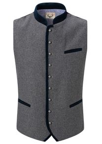Stockerpoint, Herren Weste 'Alonso', Grau / Schwarz