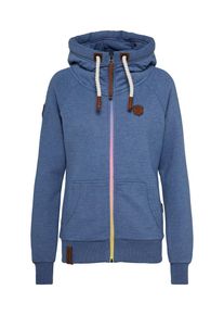 Naketano, Damen Sweatjacke 'Der letzte seiner Art', Taubenblau