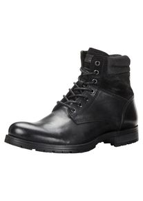 Jack & Jones JACK & JONES, Herren Schn&uuml;rstiefelette, Schwarz