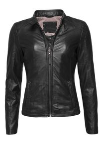 Mustang, Damen Lederjacke 'Jeannette', Schwarz