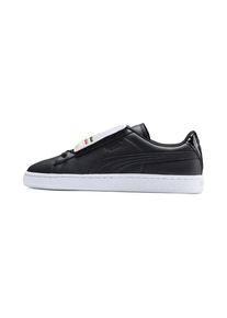 Puma, Damen Sneaker 'Basket Badge', Gelb / Rosa / Schwarz / Wei&szlig;