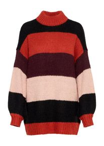 Véro Moda VERO MODA, Damen Pullover, Rosa / Rot / Schwarz