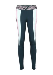 Puma, Damen Sport-Leggings 'Own It', Dunkelgr&uuml;n / Altrosa / Wei&szlig;