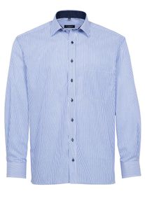 Eterna, Herren Langarm Hemd COMFORT FIT, Hellblau / Wei&szlig;