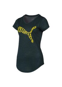 Puma, Damen Trainingsshirt, Gelb / Gr&uuml;nmeliert