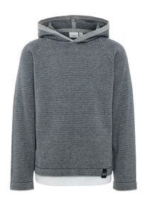 name it, Pullover, Graumeliert / Schwarz / Wei&szlig;