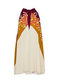 Free People, Damen Top 'Beat of my Heart Tunic', Creme / Orange