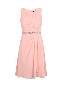 Mascara, Damen Chiffonkleid mit Drapierung 'MC181117', Rosa