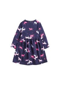 Tom Joule, M&auml;dchen Jerseykleid 'ALINA', Blau / Mischfarben