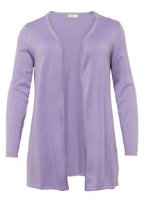 sheego Casual, Damen Strickjacke, Lavendel