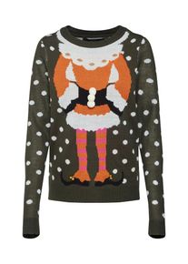 Véro Moda VERO MODA, Damen Pullover, Khaki / Dunkelorange / Dunkelpink / Weiß