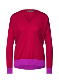 BLOVED, Damen Kaschmirpullover 'Gil', Pink / Rot