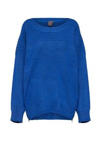 Ichi, Damen Pullover 'HUBBLE LS', Blau