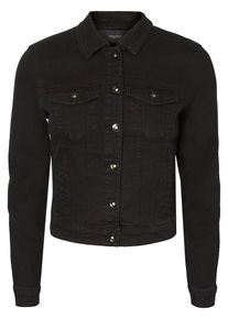 Véro Moda VERO MODA, Damen Jeansjacke 'HOT SOYA', Schwarz