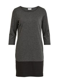 Vila, Damen Kleid, Dunkelgrau / Graumeliert
