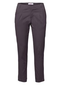 sheego Casual, Damen Luftige Chinohose, Dunkelgrau