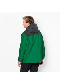 Jack Wolfskin, Herren 3-in-1-Funktionsjacke 'ROCKY PASS JACKET', Tanne / Schwarz