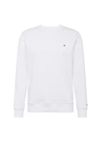 Calvin Klein Jeans, Herren Sweatshirt 'CKJ CHEST EMBROIDERY CREW NECK', Wei&szlig;