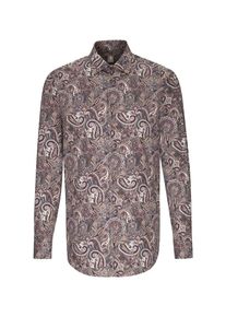 Jacques Britt, Herren Hemd, Braun / Taupe