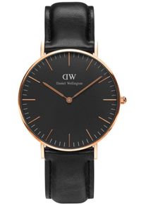 Daniel Wellington, Damen Uhr 'Sheffield, DW00100139', Rosegold / Schwarz