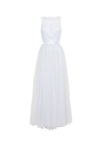Chi Chi London, Damen Abendkleid, Hellgrau / Offwhite