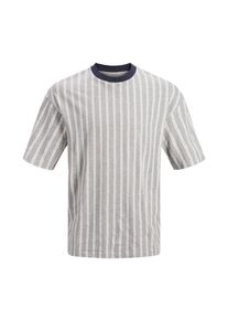 Jack & Jones JACK & JONES, Herren T-Shirt, Nachtblau / Graumeliert / Perlwei&szlig;
