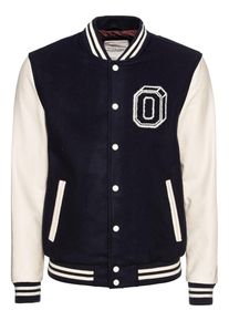 Jack & Jones JACK & JONES, Herren Jacke 'JORCHRIS BASEBALL', Navy / Weiß