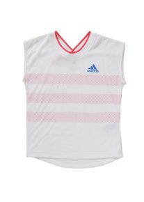 adidas Performance, Mädchen T-Shirt, Blau / Hellrot / Weiß