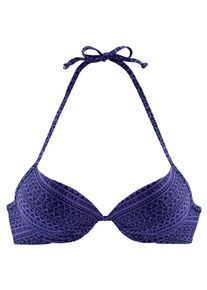 Venice Beach, Damen Push-up-Top, Aubergine / Flieder / Dunkellila