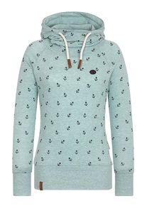 Naketano, Damen Sweatshirt 'Heinzwurst', Jade / Schwarz
