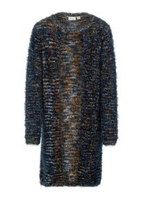 name it, M&auml;dchen Strickjacke, Nachtblau / Rostbraun