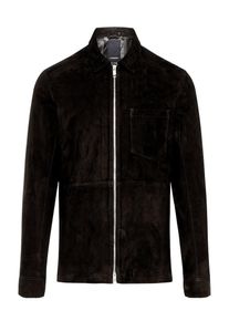 J. Lindeberg J.Lindeberg, Herren 'Jonah Zip Flat Suede' Jacke, Schwarz