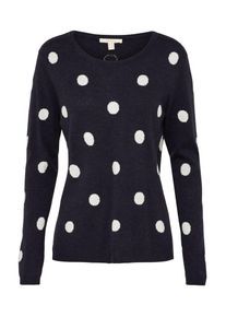 Esprit, Damen Pullover 'Aw', Navy / Wei&szlig;