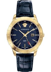 Versace, Herren Uhr 'Univers', Nachtblau / Gold