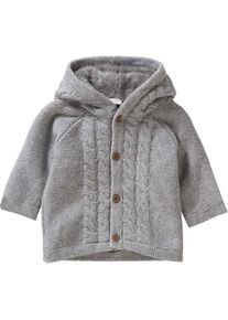 name it, M&auml;dchen Strickjacke 'NBNNENO', Grau