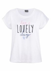 Vivance, Damen Dreams T-Shirt, Wei&szlig;