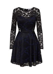 Wal G., Damen Cocktailkleid, Blau / Schwarz