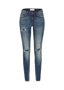 Tom Tailor Denim, Damen 'Jona Japanese Blue Distressed' Slimfit Jeans, Blue Denim