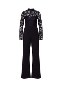 Missguided, Damen Overall 'Lace Top Long Sleeved Jumpsuit', Schwarz