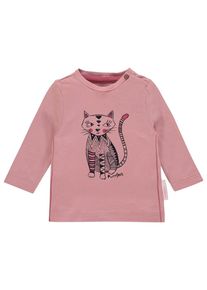 Noppies, M&auml;dchen Langarmshirt ' Vedro ', Pink / Altrosa / Schwarz