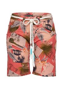 PLEASE, Damen Shorts, Koralle