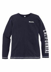 Bench, Langarmshirt, Marine