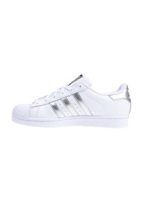 adidas originals, Damen Sneaker 'Superstar', Silber / Wei&szlig;