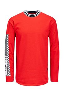 Jack & Jones JACK & JONES, Herren Grafik Sweatshirt, Rot