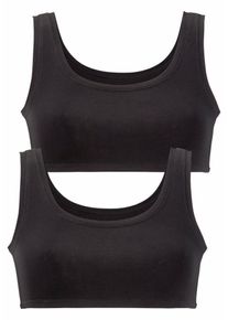 s.Oliver RED LABEL, Damen Bodywear Bustiers (2 Stück), Schwarz