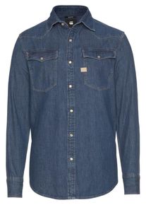 G-Star Raw, Herren Jeanshemd '3301 Shirt', Blue Denim
