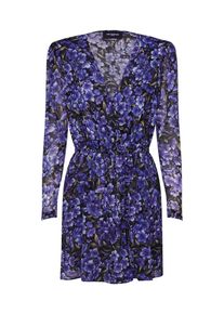 THE KOOPLES, Damen Kleid 'FROB18026K', Dunkellila / Schwarz