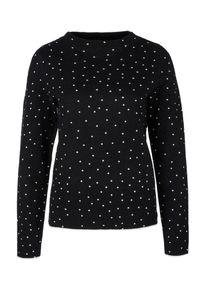 s.Oliver RED LABEL, Damen Pullover, Schwarz / Wei&szlig;